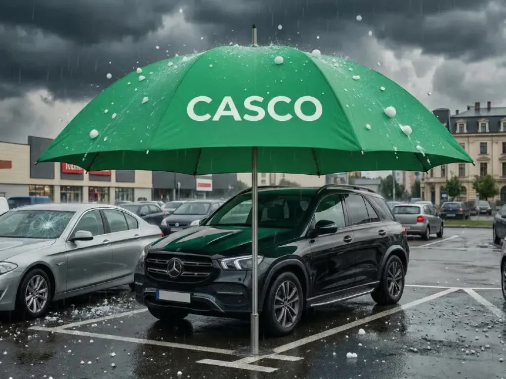 Masina protejata de o asigurare de tip CASCO ieftin cu protectie completa la pret mic