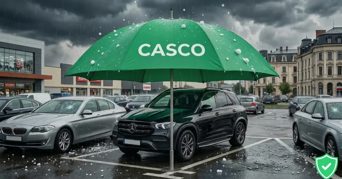 Masina protejata de o asigurare de tip CASCO ieftin cu protectie completa la pret mic